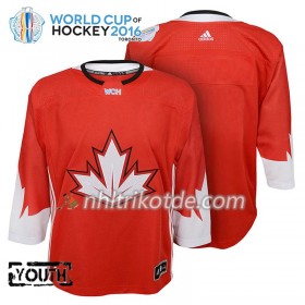 Kanada Trikot Blank 2016 World Cup Rot - Kinder
